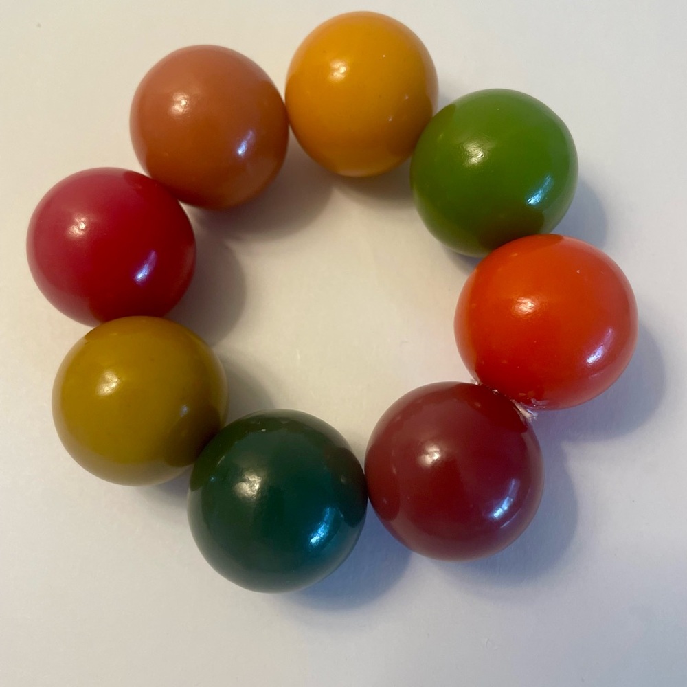 Willi Smith Colorful Bead Bracelet Vintage 1970’s Rare